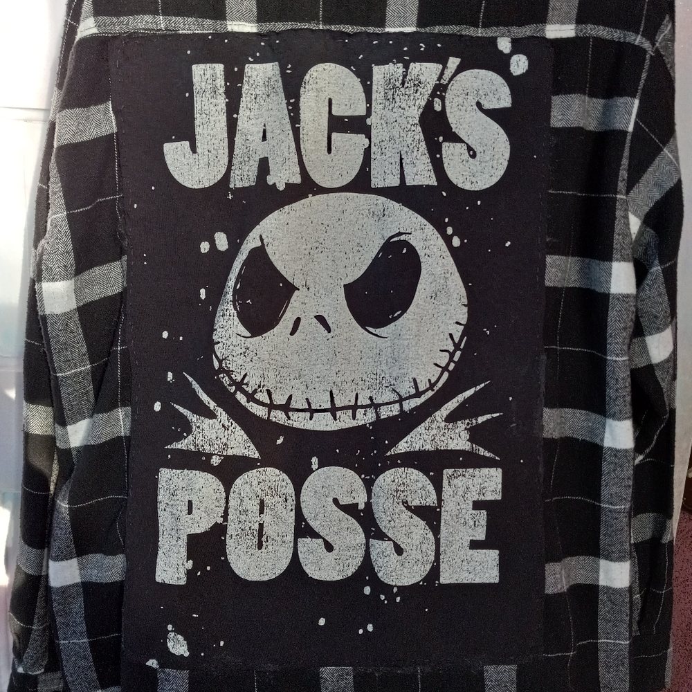 Jack Nightmare B4 Xmas custom unisex flannel! - Picture 3 of 4